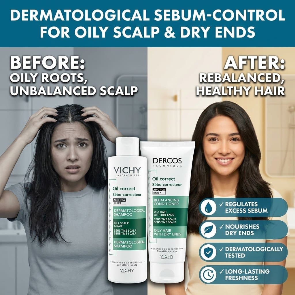 DERCOS Oil Correct Sébo-Correcteur